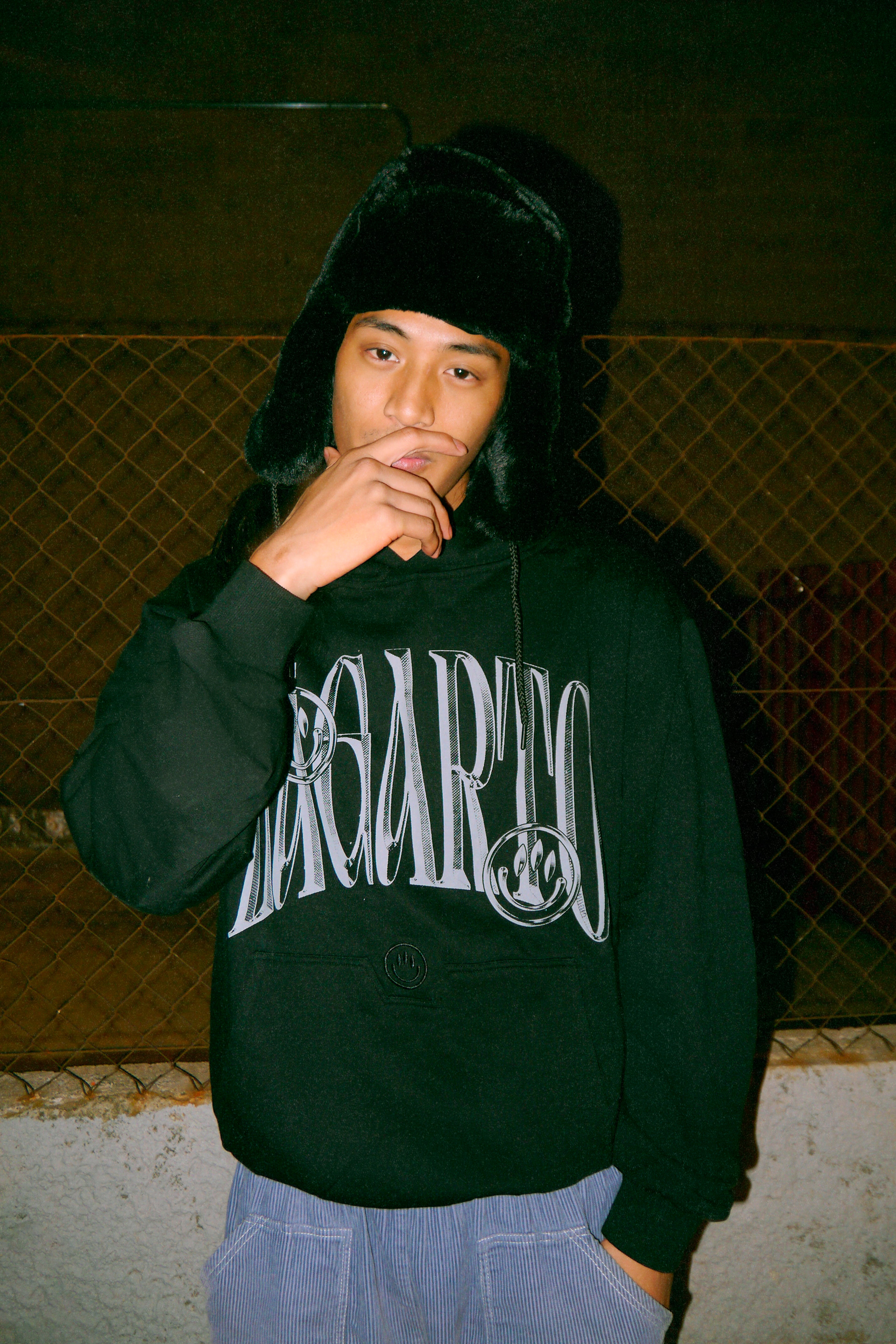 LAGARTO CHURCH · LOGO BLACK HOODIE