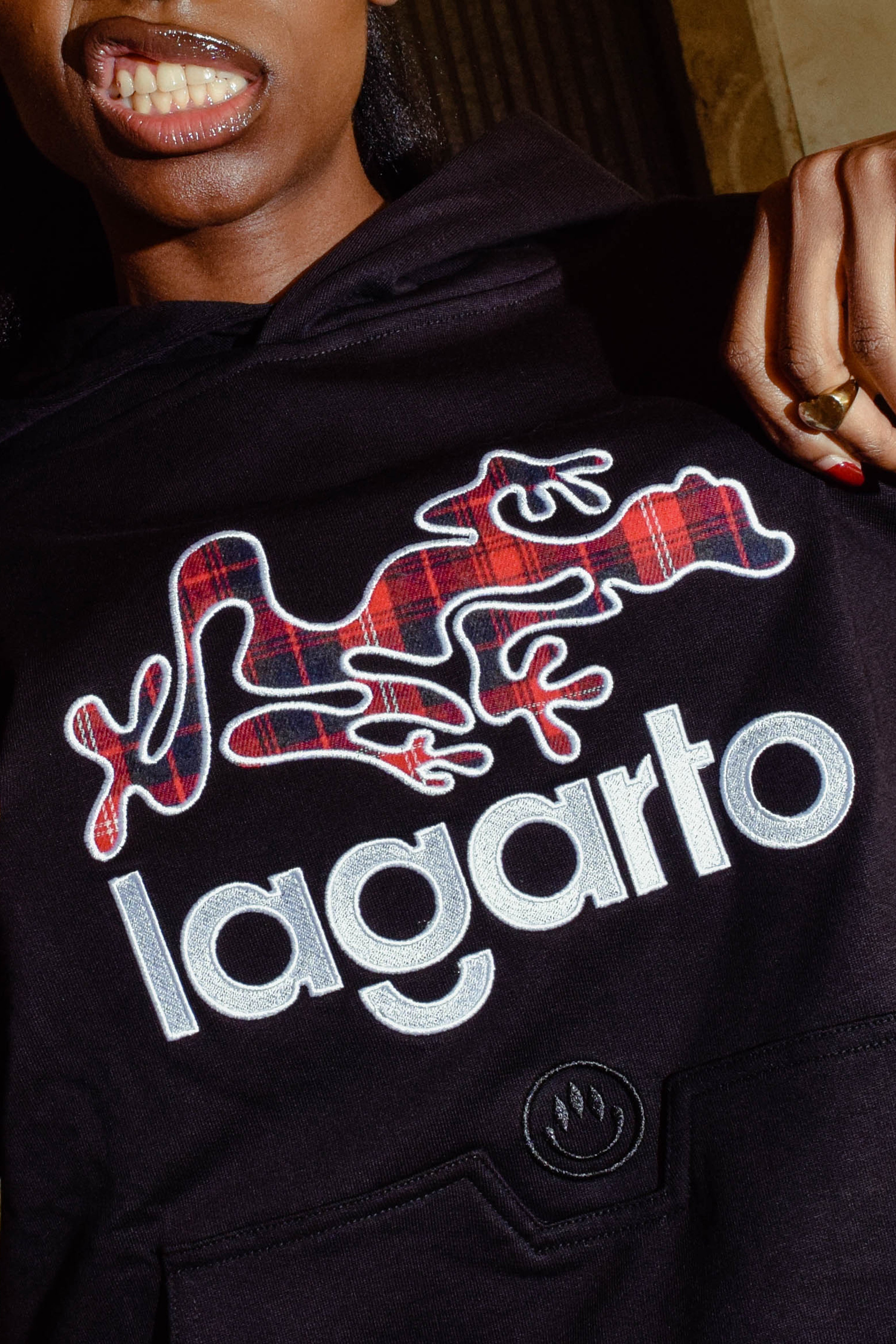 HOODIE · FLANNEL RED